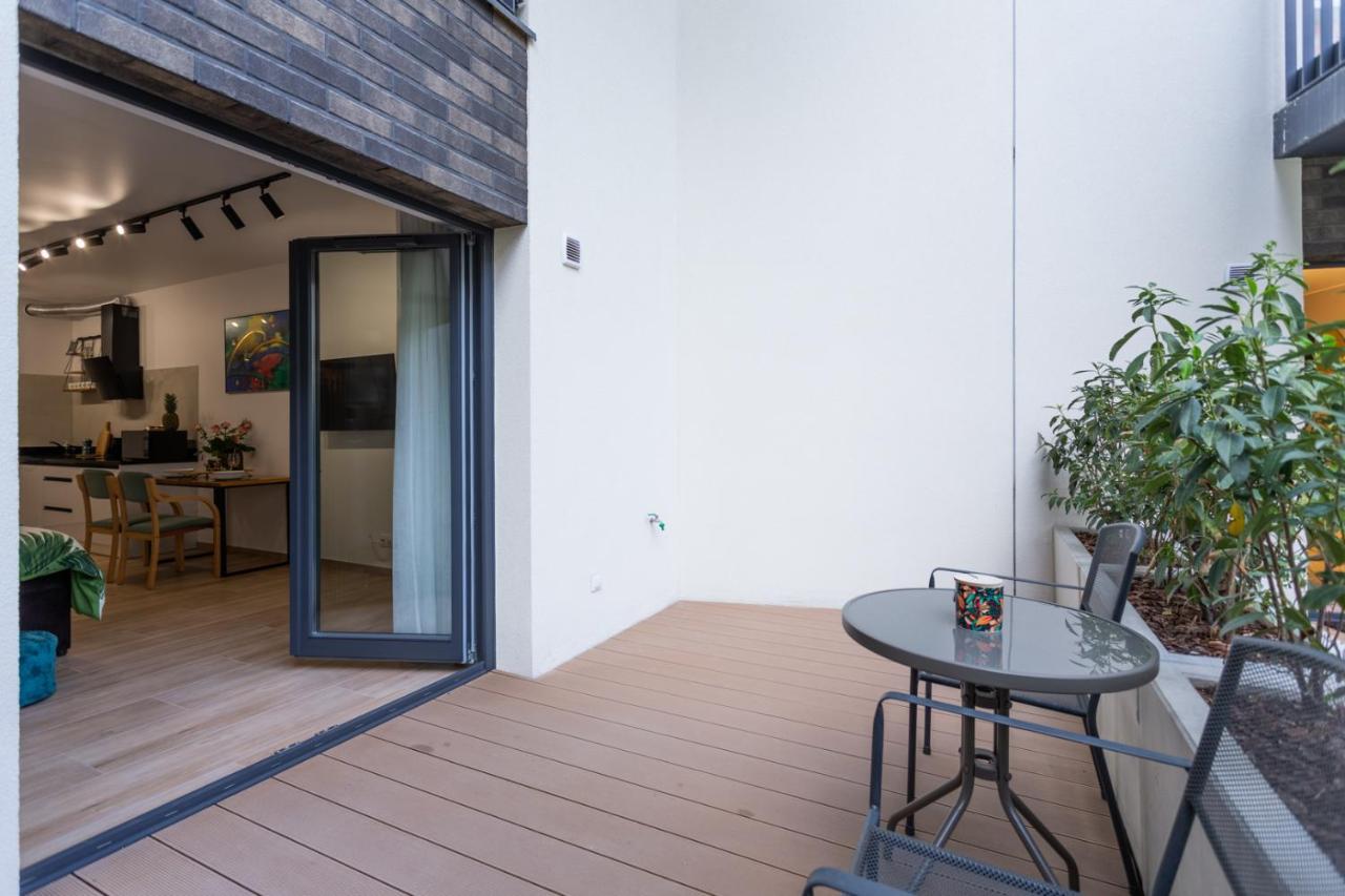 Luxurycity Apartment With Terrace 브로츠와프 외부 사진